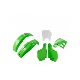 Kit plastiques complet UFO Vert / Blanc Kawasaki 125 KX 1989 Kedvezményes ár