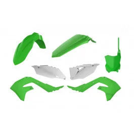 Kit plastiques complet Polisport Vert / Blanc Kawasaki KX 450 F 2019-2020 Ne maradj le