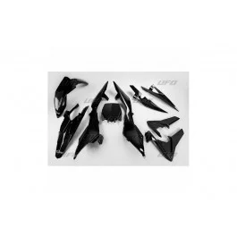 Kit plastiques complet UFO Noir Husqvarna 449 TC 2011-2013 Expressz szállítás