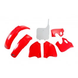 Kit plastiques complet UFO Rouge / Blanc Honda CR 125 R 1993-1994 Expressz kézbesítés