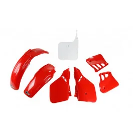 Kit plastiques complet UFO Rouge / Blanc Honda CR 125 R 1987-1988 Vedd meg most