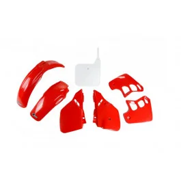 Kit plastiques complet UFO Rouge / Blanc Honda CR 250 R 119988-1989 Nézd meg most