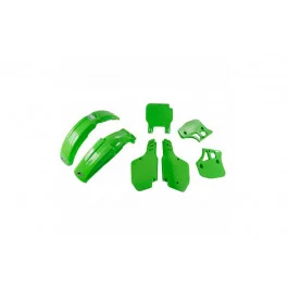 Kit plastiques complet UFO Vert Kawasaki 250 KX 1989 Ne maradj le