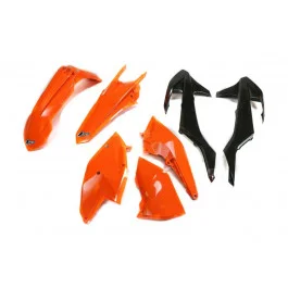 Korlátozott ajánlat Kit plastiques complet UFO Blanc / Orange / Noir KTM 350 EXCF 2017