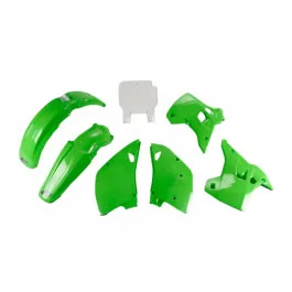 Expressz szállítás Kit plastiques complet UFO Vert / Blanc Kawasaki 125 / 250 KX 1992