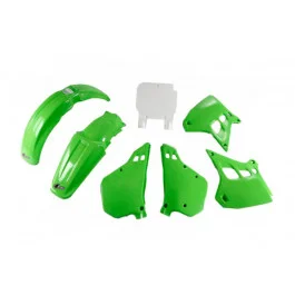 Azonnal elérhető Kit plastiques complet UFO Vert / Blanc Kawasaki 250 KX 1990-1991