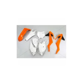 Expressz kézbesítés Kit plastiques complet UFO Orange / Noir / Blanc KTM 450 SXF 2016-2017