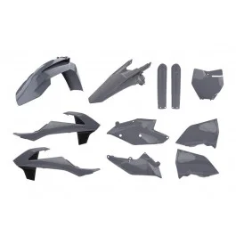 Gyors kiszállítás Kit plastiques complet Polisport Gris KTM SX-F 450 i.e. 2016-2018 / SX 125 2T 2016-2019 ...