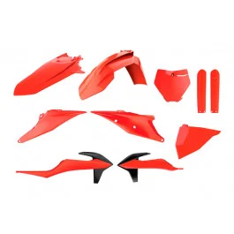Kit plastiques complet Polisport Orange Fluo KTM SX-F 450 i.e. 2019 / SX-F 350 i.e 4T 2019 ... Azonnali szállítás