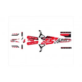 Ne maradj le Kit déco Blackbird Traction Noir / Rouge Beta 270 REV3 2003-2006