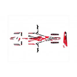 Kit déco Blackbird Traction Rouge / Noir Beta 300 EVO 2009-2010 Árengedmény