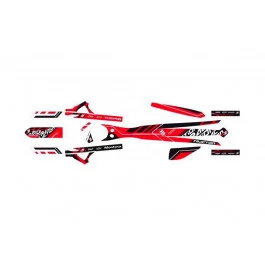 Ne maradj le Kit déco Blackbird Traction Rouge / Noir Montesa Cota 260 4RT 2014-2016