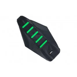 Alacsony ár Housse de selle Moose Racing Ribbed Noir / Vert Kawasaki 250 KXF 2009-2012