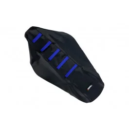 Housse de selle Moose Racing Ribbed Noir / Bleu Yamaha 125 YZ 2002-2017 Korlátozott ajánlat
