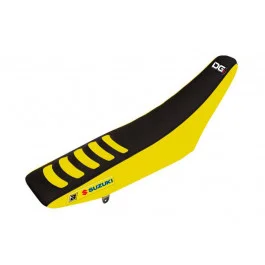 Housse de selle Blackbird Double Grip 3 Jaune / Noir Suzuki RM-Z 250 2007-2018 Bestseller