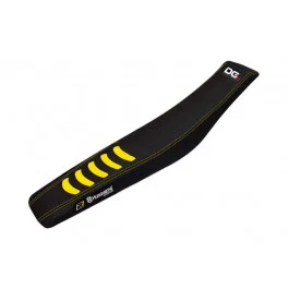 Korlátozott ajánlat Housse de selle Blackbird Double Grip 3 Jaune / Noir Husqvarna FC 250 / FC 350 ...