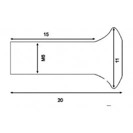 Exkluzív ajánlat Vis de disque de frein avant TRW M6x15 x6 Suzuki DR-Z 400 / DR-Z 400 SMU ...