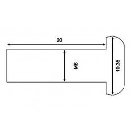 Vis de disque de frein avant / arrière TRW M6x20 x6 Honda CRF 250 R / CRF 250 X ... Árengedmény