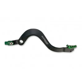 Pédale de frein Moose Racing Alu Forgé Vert Kawasaki 250 KXF 05-16 Ne maradj le