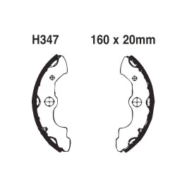 Ajánlat Machoires de frein avant EBC Groved rainuré avec ressorts (H347G) Honda