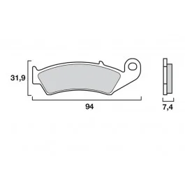 Gyors szállítás Plaquettes de frein Brembo Carbone Céramique (07HO2506) Honda