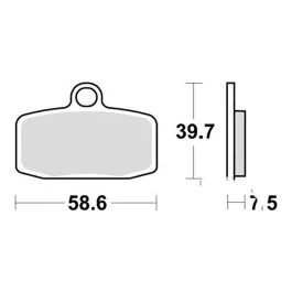 Plaquettes de frein avant TRW Sintered Off Road (MCB842SI) KTM / Husqvarna / Sherco / Gas Gas Kihagyhatatlan ajánlat