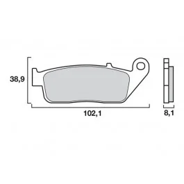 Plaquettes de frein Brembo Carbone Céramique (07HO3005) Yamaha / Honda / Suzuki / BMW / Triumph ... Olcsó