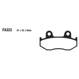 Szuper ajánlat Plaquettes de frein arrière EBC Sintered R (FA323R) Yamaha