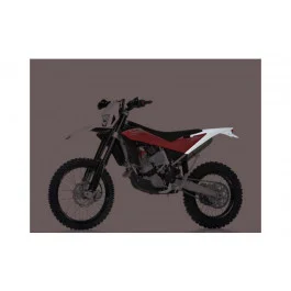 Végkiárusítás Garde-boue arrière UFO Blanc Husqvarna 449 TC 2011-2013