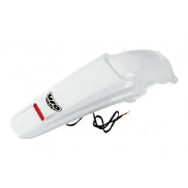 Biztonságos vásárlás Garde-boue arrière + feu arrière UFO Blanc Honda CRF 450 X 2005-2016