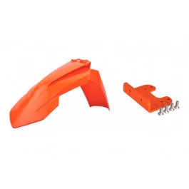 Bestseller Garde-boue avant Polisport avec kit d‘adaptation Orange KTM SX-F 250 i.e.4T / SX-F 350 i.e 4T ...