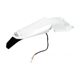 Garde-boue arrière + feu arrière UFO Blanc Husqvarna 250 TC 2008-2012 Biztonságos vásárlás