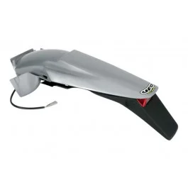 Akciós ár Garde-boue arrière avec feu stop UFO Argent KTM 125 EXC 1998-2003