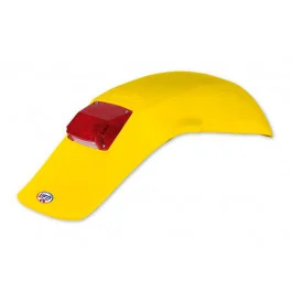 Garde-boue arrière UFO Vintage avec feu Jaune Enduro 125 / 250 / 500 1983-1993 Kiárusítás
