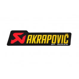 Autocollant de silencieux d‘échappement Akrapovic 180x53 mm Legkelendőbb