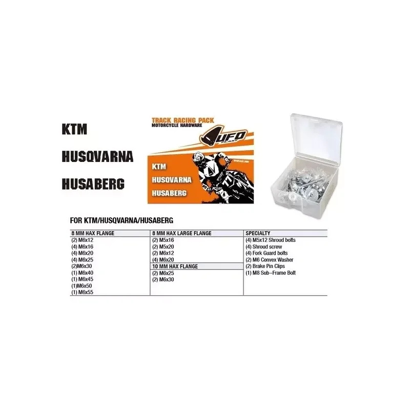 Végkiárusítás Track Racing Pack UFO pour KTM-HUSQVARNA