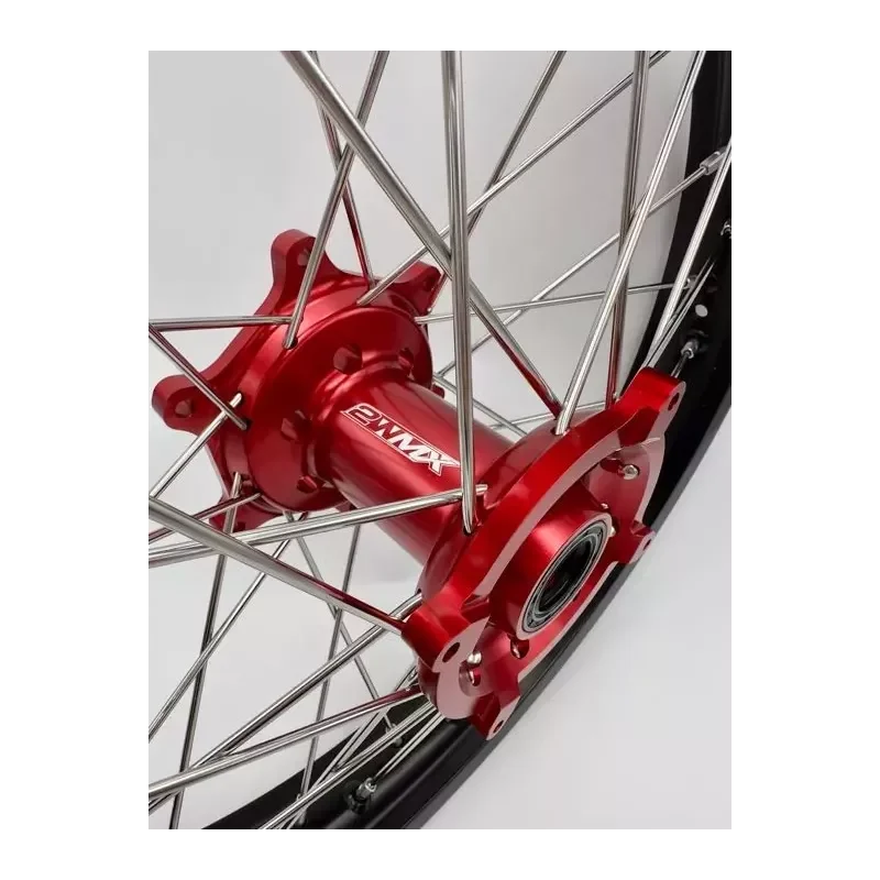 Csak ma paire de roues 2WMX CRF RX 14-24 rouge noir (enduro)