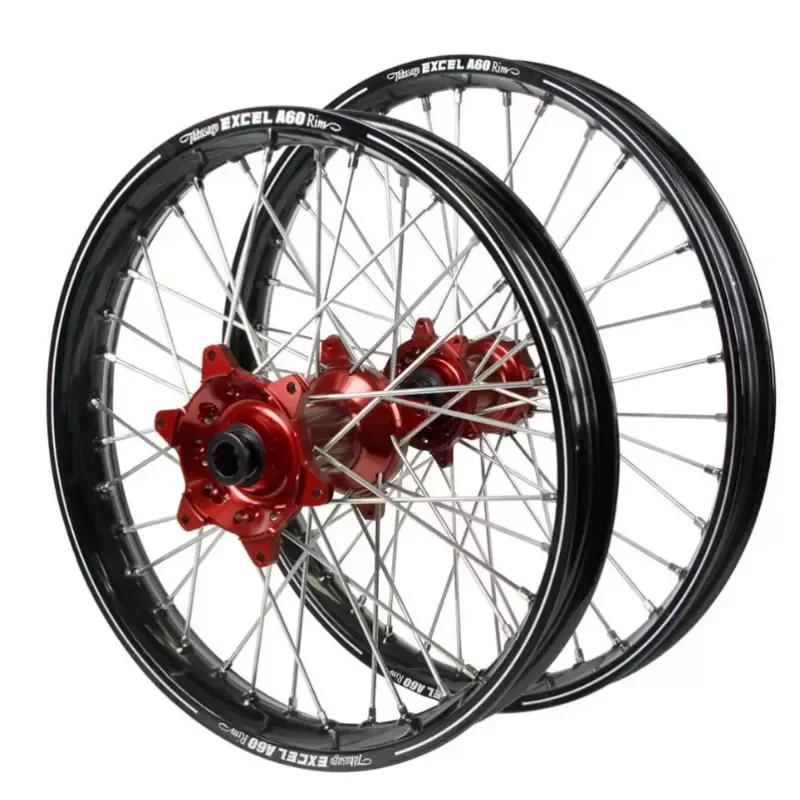 Expressz kézbesítés Paire de roues HAAN WHEEL KX/F 06-24 cercles noires A60 moyeux au choix