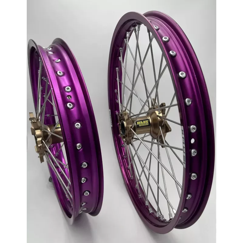 Azonnal elérhető paire de roues HAAN WHEEL YZF 14-24 magnesium Violet