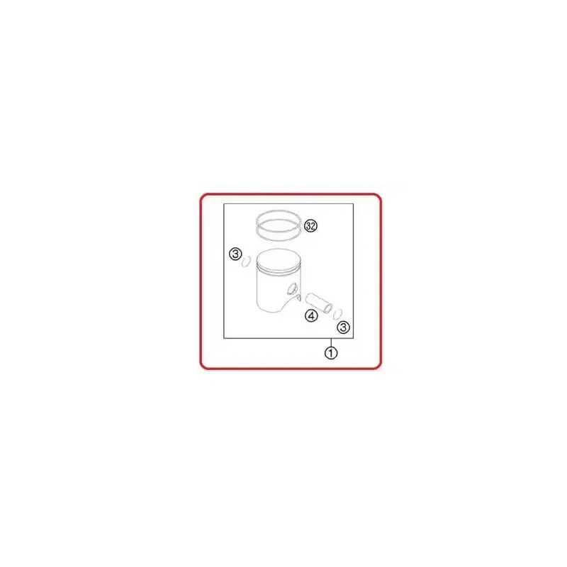 Szuper akció kit piston + joint KTM 300 EXC 04-16