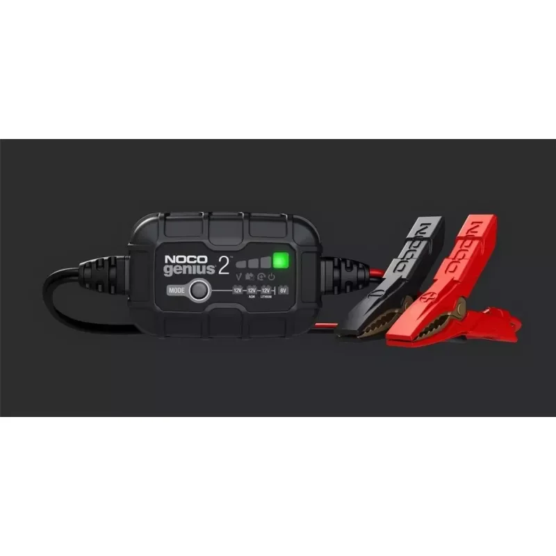 Legnépszerűbb Chargeur de batterie NOCO Genius2 6/12V 2A montage avec pinces
