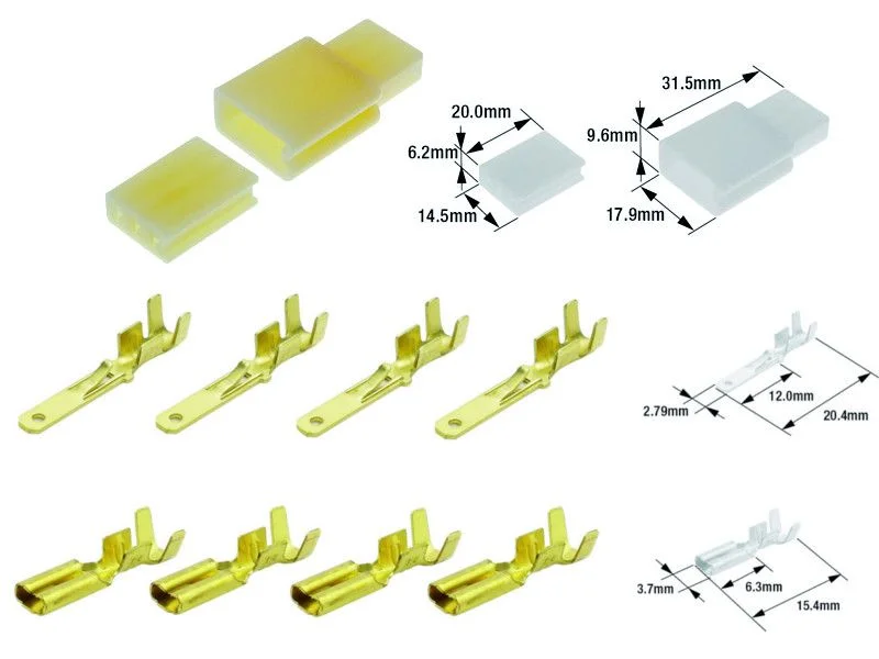 Kihagyhatatlan ajánlat Kit connecteurs électriques type 110 avec 3 fiches blocs mâle et femelle
