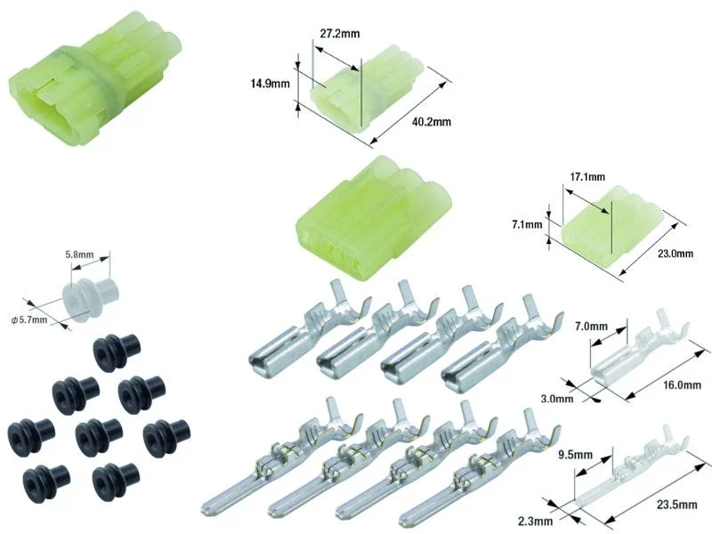 Kit connecteurs électriques étanches type 090 FRSH avec 3 fiches blocs mâle et femelle Legnépszerűbb