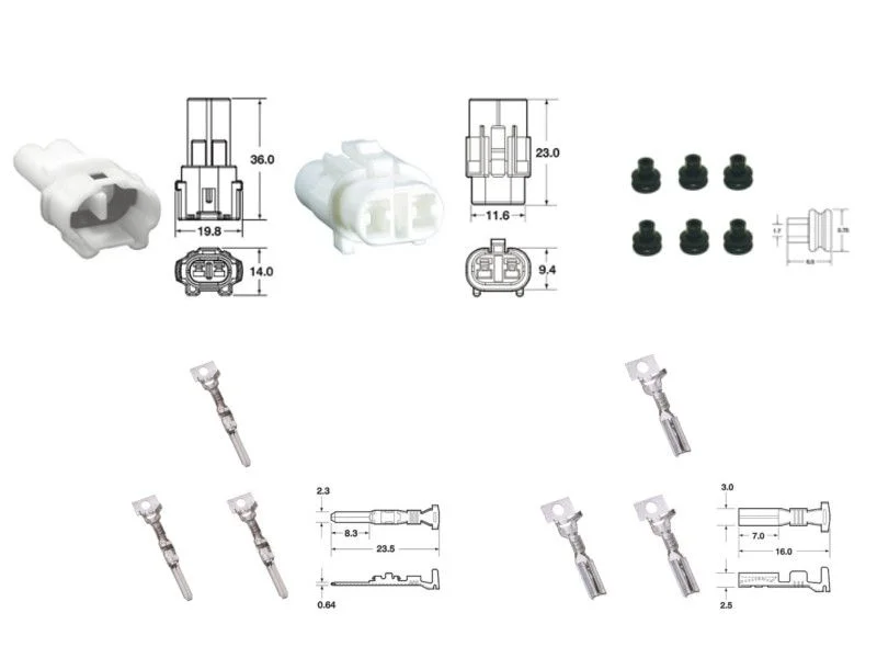 Kit de connexion type 090 SMTO étanche à 2 voies, bloc mâle et femelle Szuper ajánlat