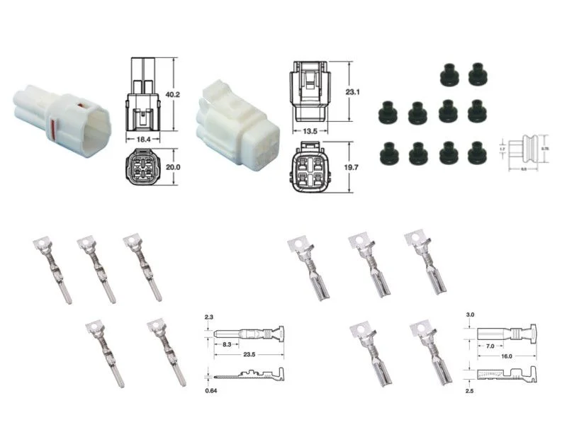 Korlátozott ajánlat Kit de connexion type 090 SMTO étanche à 4 voies, bloc mâle et femelle