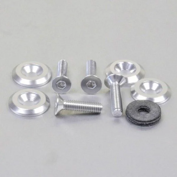 Lot visserie M6 x 1,00 x 25mm - 10 vis de carénages à tête fraisée argent Kedvezményes ár