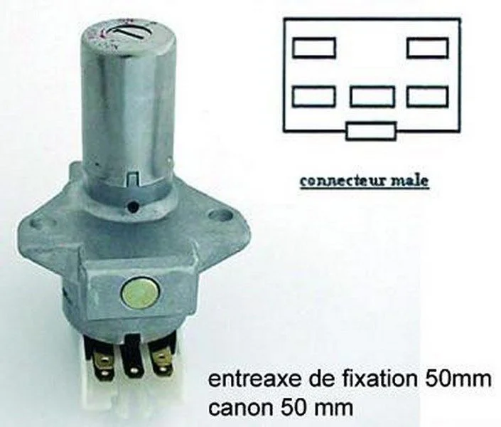 Contacteur à clé, neiman Honda CB 400 / 500 / 550 FOUR, CX 500, CB 750, CBX 1000, GL 500, GL 1000 Azonnal elérhető