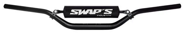 Guidon Alu Brossé SX/MX -CR HIGH Ø28.6mm avec Barre de Renfort - Noir Mat + Mous Szuper ajánlat