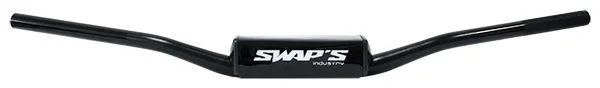 Bestseller Guidon Fatbar Alu Brossé - CR LOW Ø28.6 mm - Noir Mat + Mousse Carrée