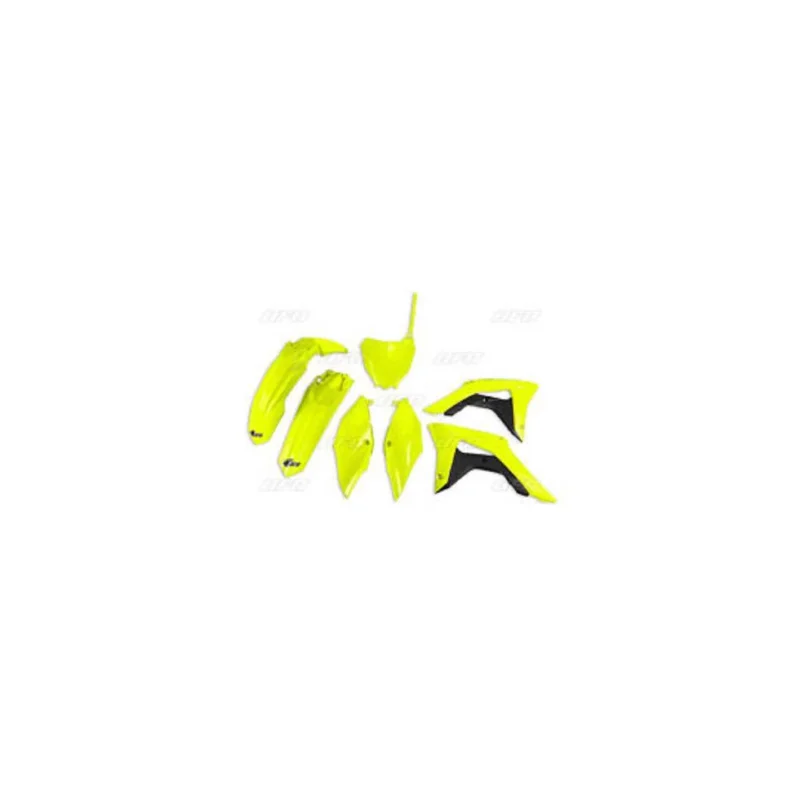 KIT PLASTIQUES CARENAGE UFO JAUNE FLUO CRF 450 OU 250 2018/2021 Akció
